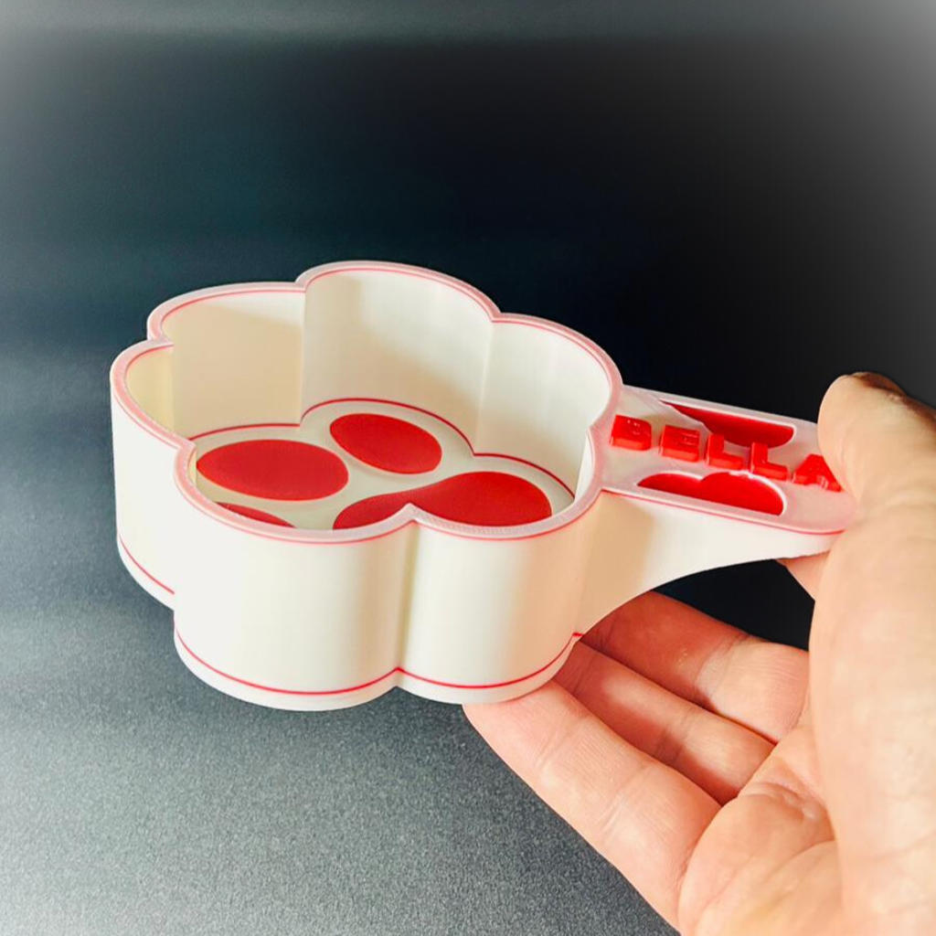 Suņu barības karote LETENA – karote ar mājdzīvnieka vārdu