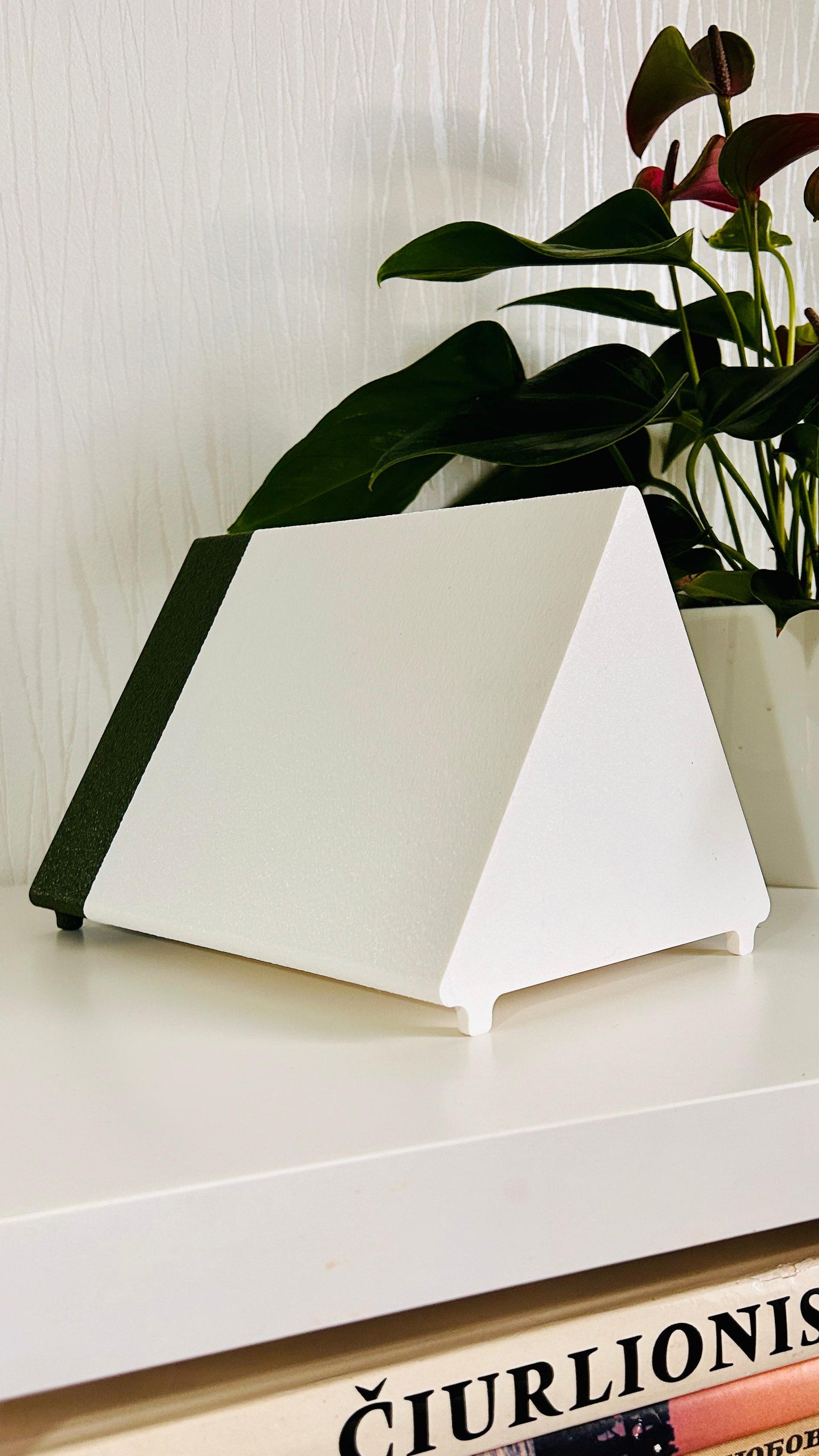 Book Rest Lamp "DOMA" - reading light with warm LED Bulb