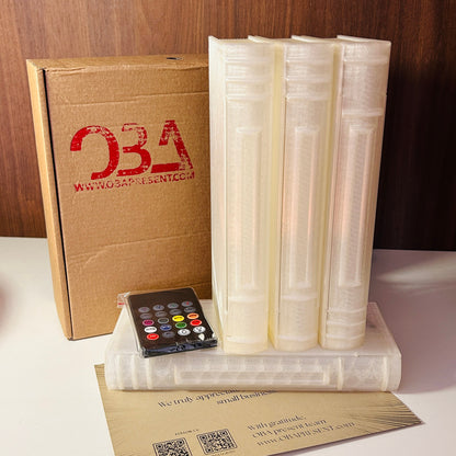 Library Lamp "KNYGA" – 3D printed LED light blending among books