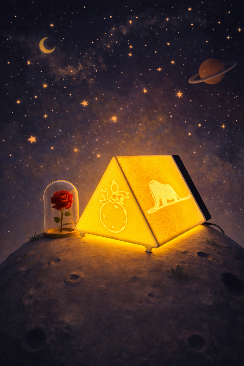 The Little Prince bookrest lamp