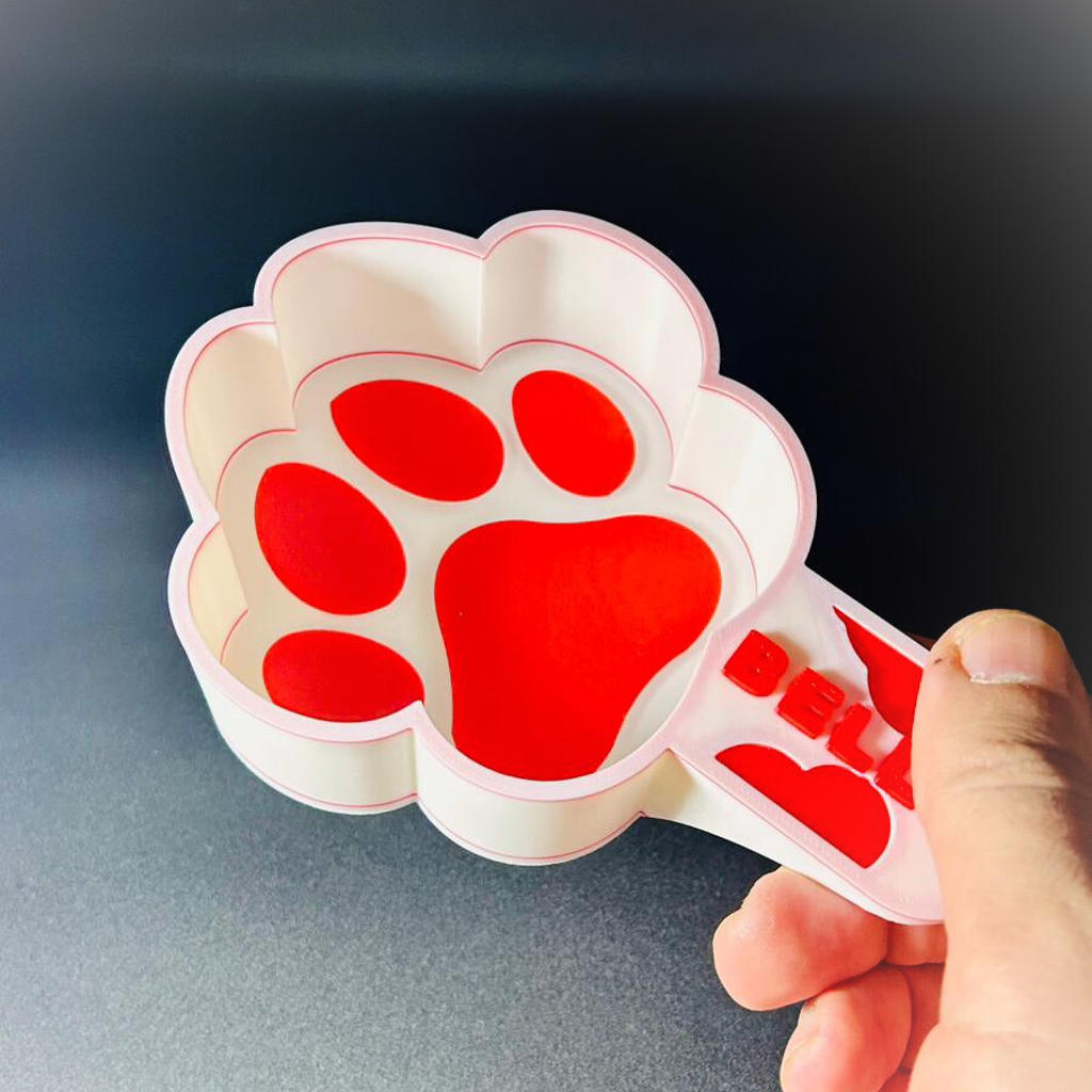 Suņu barības karote LETENA – karote ar mājdzīvnieka vārdu