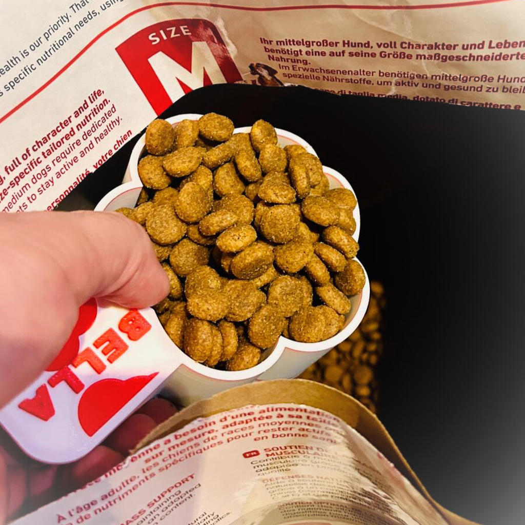 Suņu barības karote LETENA – karote ar mājdzīvnieka vārdu