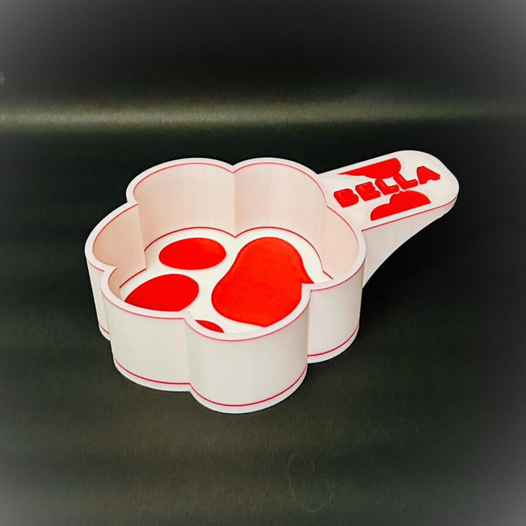 Suņu barības karote LETENA – karote ar mājdzīvnieka vārdu