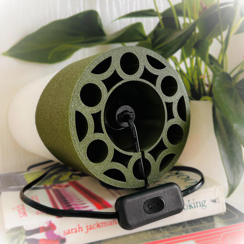 Nightstand lamp "MISKS" – Nordic minimalist 3D printed light