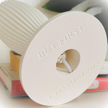 Nighstand lamp "TAURE" – modern 3D printed nightstand with warm light