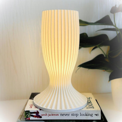 Nighstand lamp "TAURE" – modern 3D printed nightstand with warm light