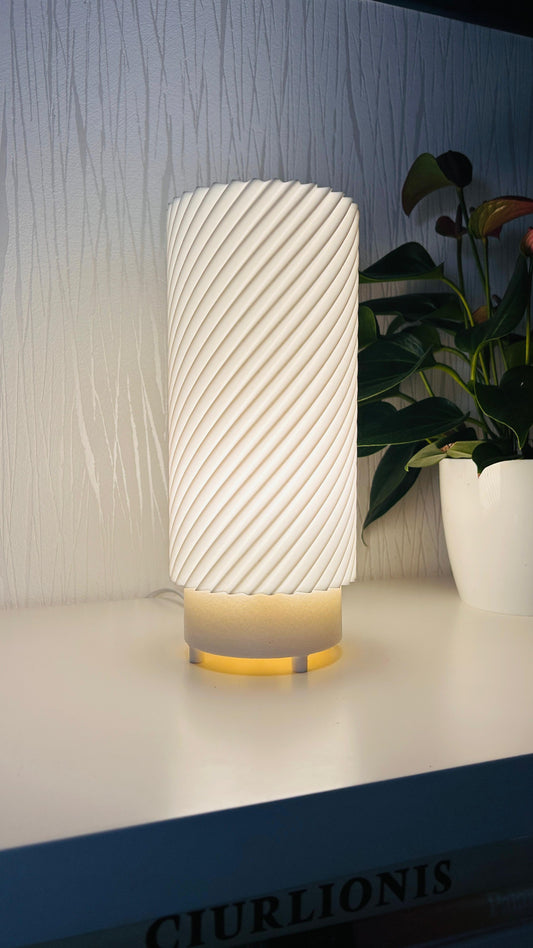 Bedside Lamp "VILNIS" - Baltic Sea inspired modern nightstand light