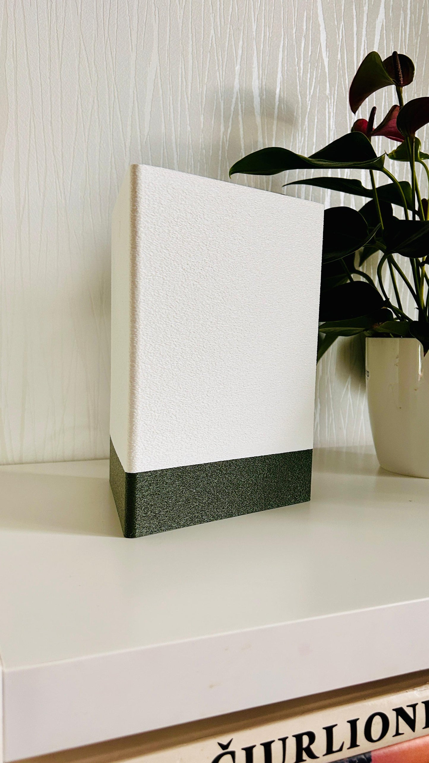Book Rest Lamp "DOMA" - reading light with warm LED Bulb