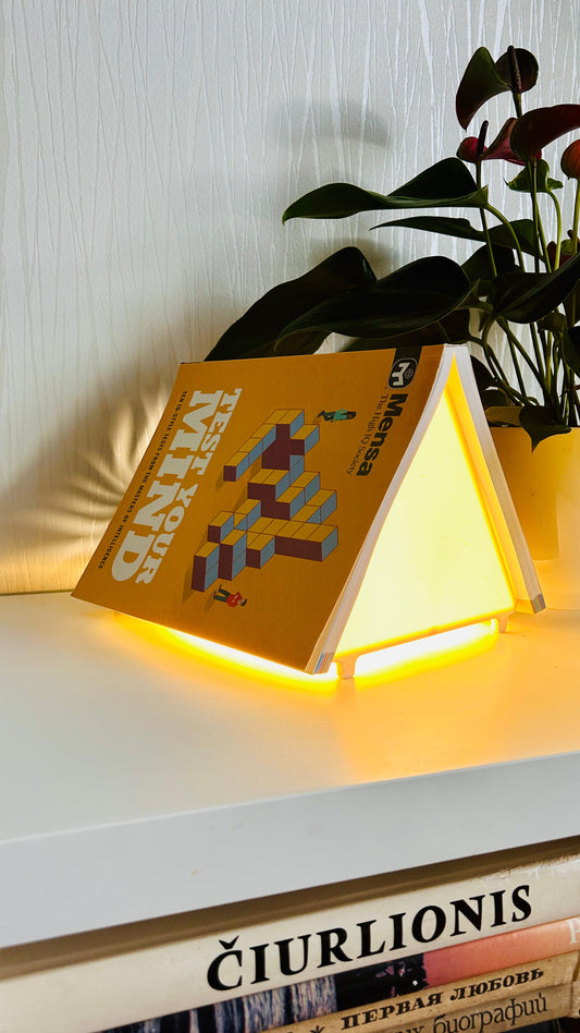 Book Rest Lamp "DOMA" - reading light with warm LED Bulb
