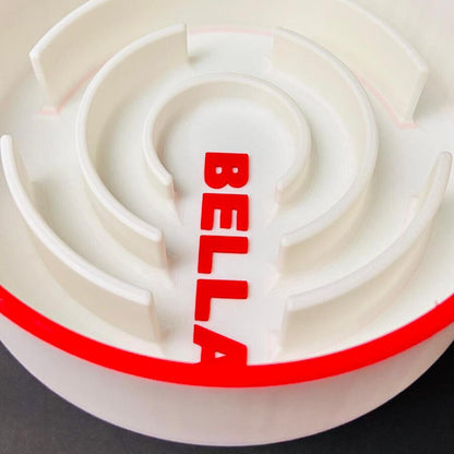 Suņu lēnās ēšanas bļoda LABIRINTAS – ar personalizētu mājdzīvnieka vārdu